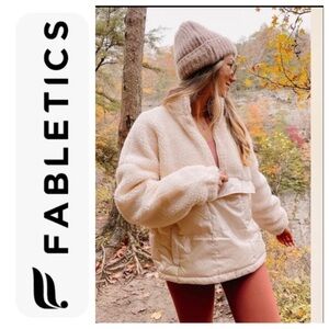 Fabletics Nelly Mixed Media Half-Zip